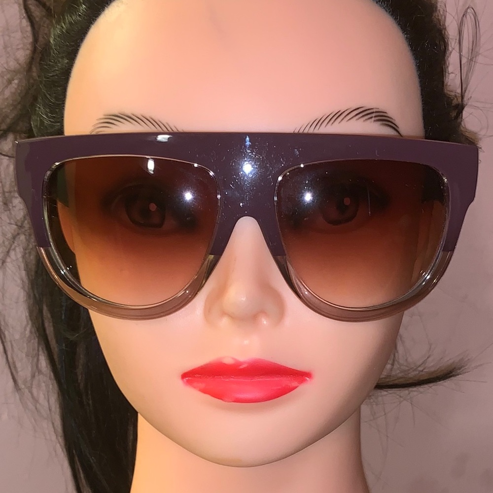Burgundy sunglasses